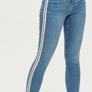 Jamie Side Stripe Moto Jeans